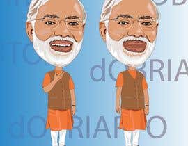 #4 för Character Drawing of Narendra Modi av letindorko2