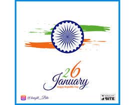 #94 for Create a beautiful Republic Day(India) Graphics for square sticky note (3x3) by sayedroman99