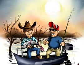 #28 pёr Fisherman and Farmer Caricature nga Serghii