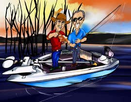 #25 Fisherman and Farmer Caricature részére Pandred által