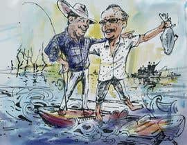 #37 Fisherman and Farmer Caricature részére manesomnath1 által