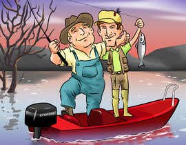 #38 per Fisherman and Farmer Caricature da megatmarzuqi