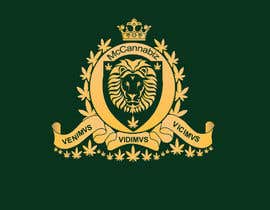 #20 for We want a crest or shield for our company that has cannabis leaves and shows the moto “VENIMVS, VIDIMVS, VICIMVS“ and our name of course. Loins maybe, a crown, we don’t know.  Please be creative but make it look regal.  No background please. by flyhy