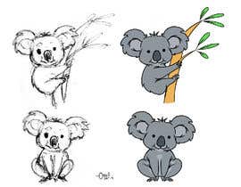 #12 for Draw / Illustrate / Animate Cartoon Koala, Animal Art, 2 variations by ecomoglio