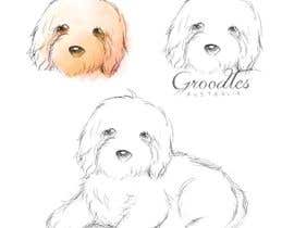 nº 22 pour Drawing groodle puppies for charity project par BadWombat96 