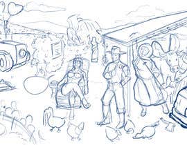 #90 za Produce illustration (PSD) from pencil sketch – more pieces to follow, looking for long term engagement od guilhermoclerch