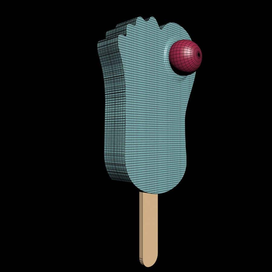 Contest Entry #4 for                                                 3d model for printing   the ice cream bar in the photos
                                            
