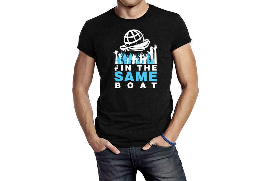 Natečajni vnos #119 za                                                 T-shirt design based on existing logo (#inthesameboat)
                                            