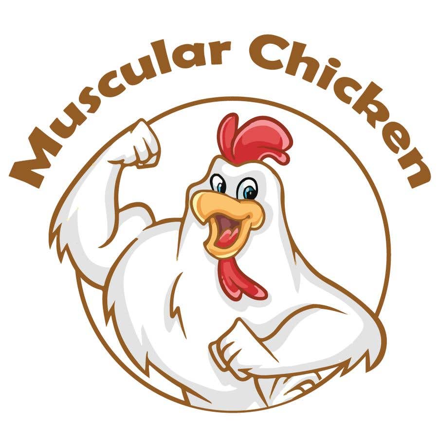 Kandidatura #2për                                                 Design Muscular Chicken Logo
                                            