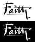 #11 pёr Digitize and improve a hand drawn text logo - Faith nga GribertJvargas