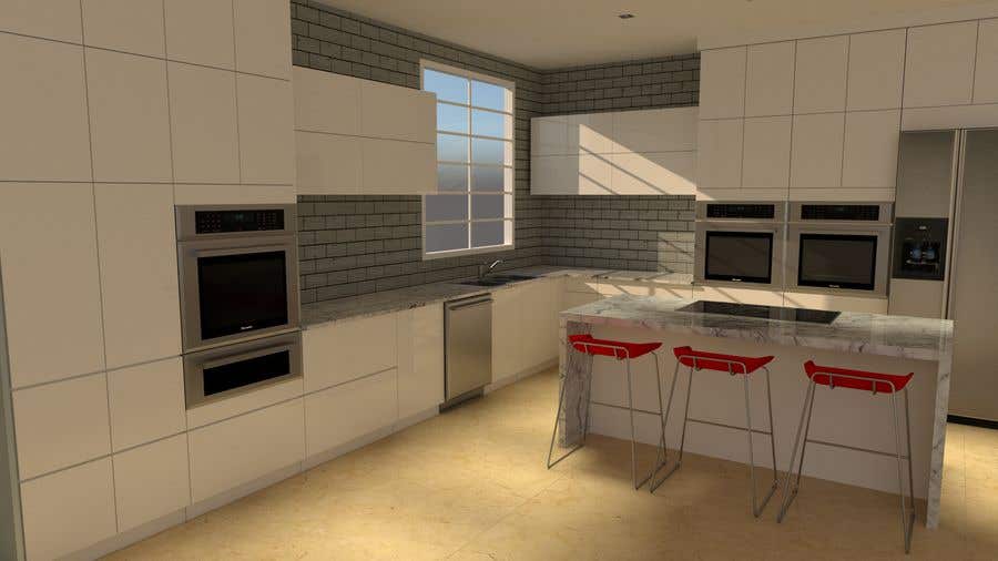 Natečajni vnos #1 za                                                 Lighting design, CAD renders & interior design around existing furniture + propose new
                                            