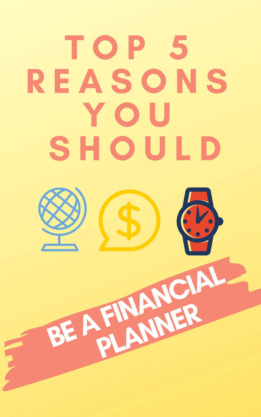ผลงานการประกวด #70 สำหรับ                                                 Book Cover. "Top 5 Reasons You Should Be A Financial Planner"
                                            