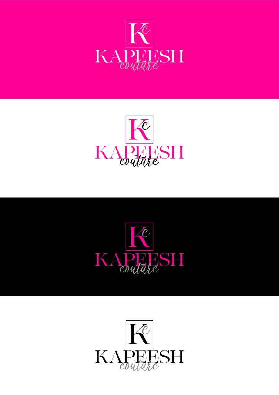 ผลงานการประกวด #17 สำหรับ                                                 We are needing this logo attached redesigned. We are needing a more polished and modern design. The colors are hot pink, black and white. This is a women’s clothing boutique. Please be original. KAPEESH COUTURE
                                            