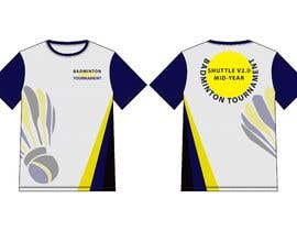 #16 para T-shirt Design for Badminton Tournament de hmahedi640