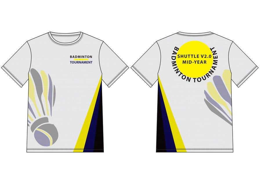 Participación en el concurso Nro.17 para                                                 T-shirt Design for Badminton Tournament
                                            