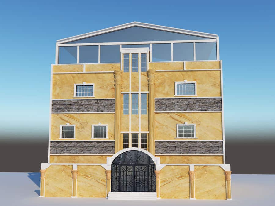 Participación en el concurso Nro.9 para                                                 3D modeling/rendering of building facade by using 3ds Max to create new color design scheme
                                            
