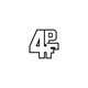 Predogledna sličica natečajnega vnosa #1395 za                                                     "4PF" Logo
                                                