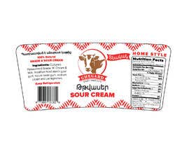 #6 for need a label for sour-cream product by eling88