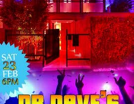 #8 for A flyer designed for a party. Include words   Dr Dave’s Housewarming. Saturday 23 February 6pm  Cunningham St South Yarra. Drinks &amp; canapés supplied. Strictly invite only by Starlyrics2019