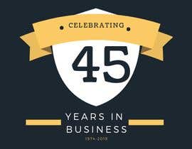 #47 for Need 45 year logo by yamnaayub