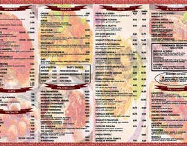 #12 para Recreate and design restaurant takeout menus de Joelsingh98
