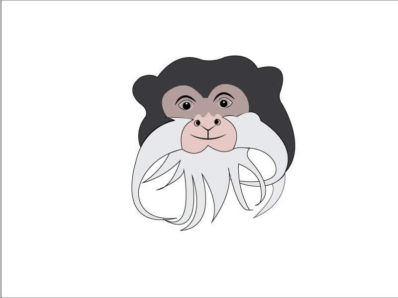 Konkurrenceindlæg #19 for                                                 Make Cartoon Drawing of Face Of Tamarin Monkey
                                            