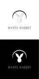 Icône de la proposition n°2 du concours                                                     A professional, original, creative design of a white rabbit to be used in a poster of a show called White Rabbit.
                                                