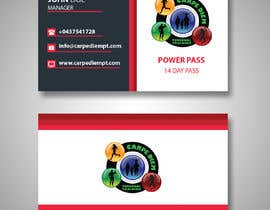 #22 cho A business card size “Power Pass” that I can hand out to local businesses that has “14 day pass” written on it with our details on the back. Phone Brad on 0437541728 email info@carpediempt.com bởi sumdas