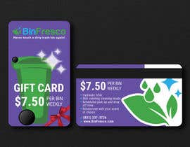 Nro 90 kilpailuun BinFresco needs a designed gift purchase card for home depot stores for our service käyttäjältä seeratarman