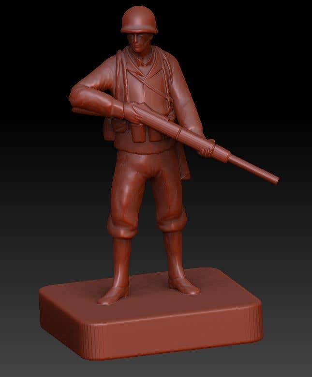 Inscrição nº 4 do Concurso para                                                 3D Model Tiny Soldier Miniature
                                            