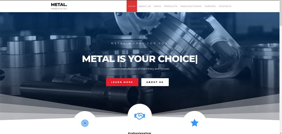 Contest Entry #9 for                                                 Wordpress website for machinery business
                                            