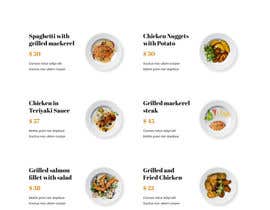 #34 para Create UI and graphics for a web site of a restaurant de Arifahamed4856
