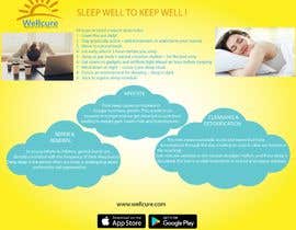 nº 7 pour Poster design for Wellcure - Sleep well to keep well par damanmalhotra99 