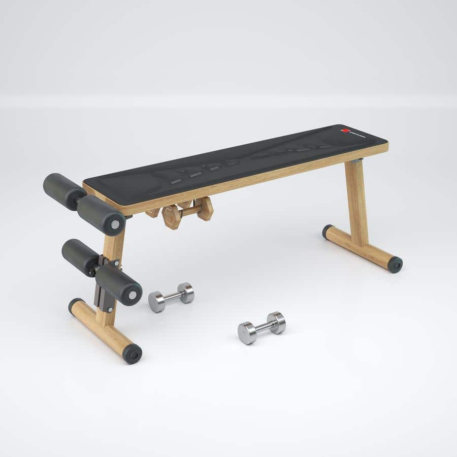 ผลงานการประกวด #30 สำหรับ                                                 Wood Weight bench Product design
                                            