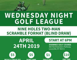#43 for Event poster - golf league by mdsahed987