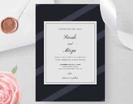 #124 для design of wedding invitations від EliteVision