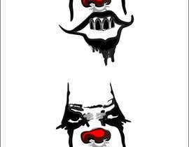 Nambari 1 ya Logo with simple punk clown face. na Sico66