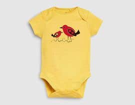 #21 birds bodysuit baby design részére ratnakar2014 által