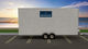 3D Design Contest Entry #48 for I need an approximate layout of a trailer converted into a bar. The trailer is 8m x 2.1m. Must have a bar for serving drinks and seating area. Designer can send the layout, front view, side view or possibly 3d model.