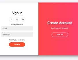 #99 for Design Signup Form + Convert to HTML by anim999