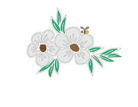 #2 para Graphic Illustration of Manuka Flower With a Honey Bee on it de themonarch11
