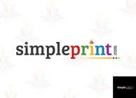 Nro 633 kilpailuun simpleprint.com logo käyttäjältä Alinub