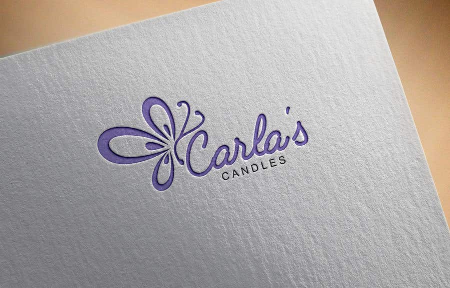 Penyertaan Peraduan #110 untuk                                                 Design a logo for "Carla's Candles"'
                                            