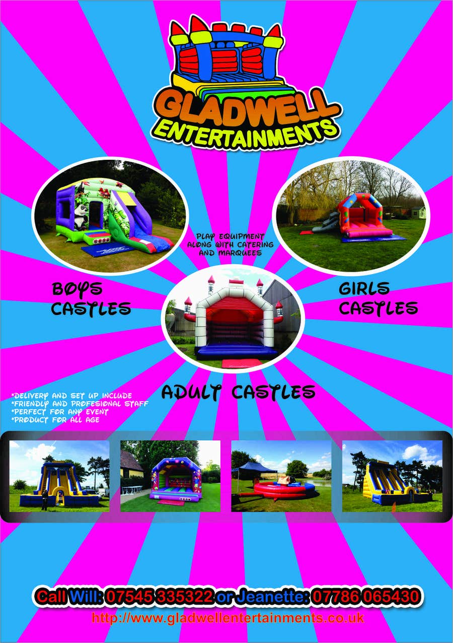 Konkurrenceindlæg #5 for                                                 Design a Flyer for A Bouncy Castle Hire Company
                                            