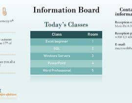 JuliaEG tarafından Information board for courses için no 2