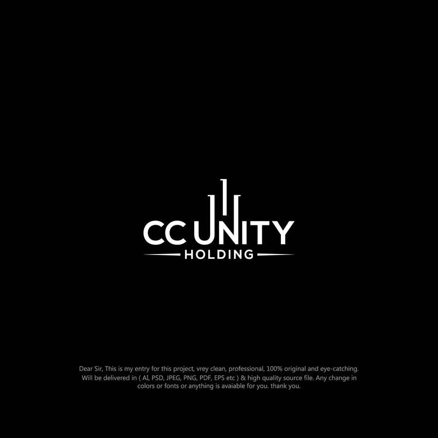 Penyertaan Peraduan #112 untuk                                                 I Need a Logo for a new Business in a Holding, the Name is ‚CC Unity Holding‘ and Looking for a Logo for That. Our Business is Telecommunications, in Selling Fashion Clothes, and in Properties. It should be in a 3D Look. And i Like Carbon Fiber as colour.
                                            