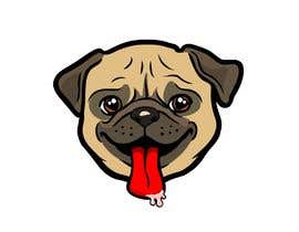 #45 för Logo design of dog head with tongue sticking out av odiman