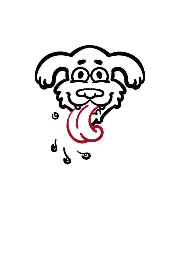 Konkurrenceindlæg #44 for                                                 Logo design of dog head with tongue sticking out
                                            