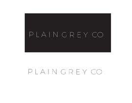#122 for Logo design - Plain Grey Co by Fahimsdesign