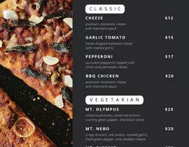 #23 para woodfire pizza menu design de syedasrafulislam